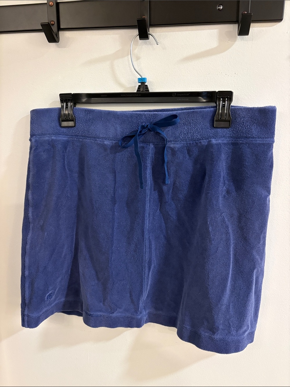 Lilly Pulitzer Navy Blue Terry Drawstring Skirt
